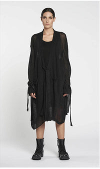 Pra Knit Cardigan Black