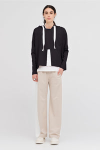 Calibration Hoodie Black Ivory