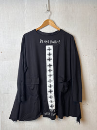 Gia Black Tee Top