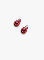 Astra Earclips in Red