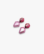Nebu Earclips - Pink Foil