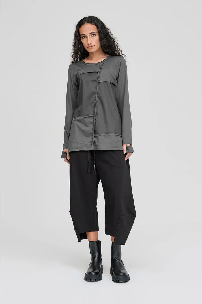 Sectioned Tunic Pewter