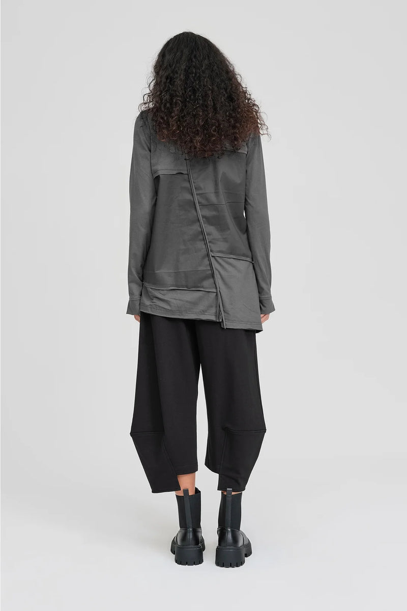 Sectioned Tunic Pewter
