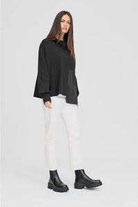 Pocket Sweat Top Black