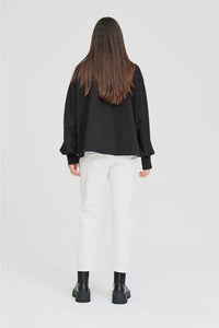 Pocket Sweat Top Black