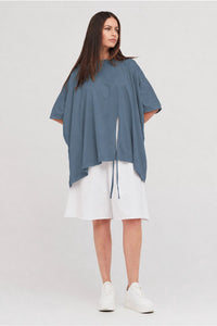 Tied Faction Tee Indigo Indigo