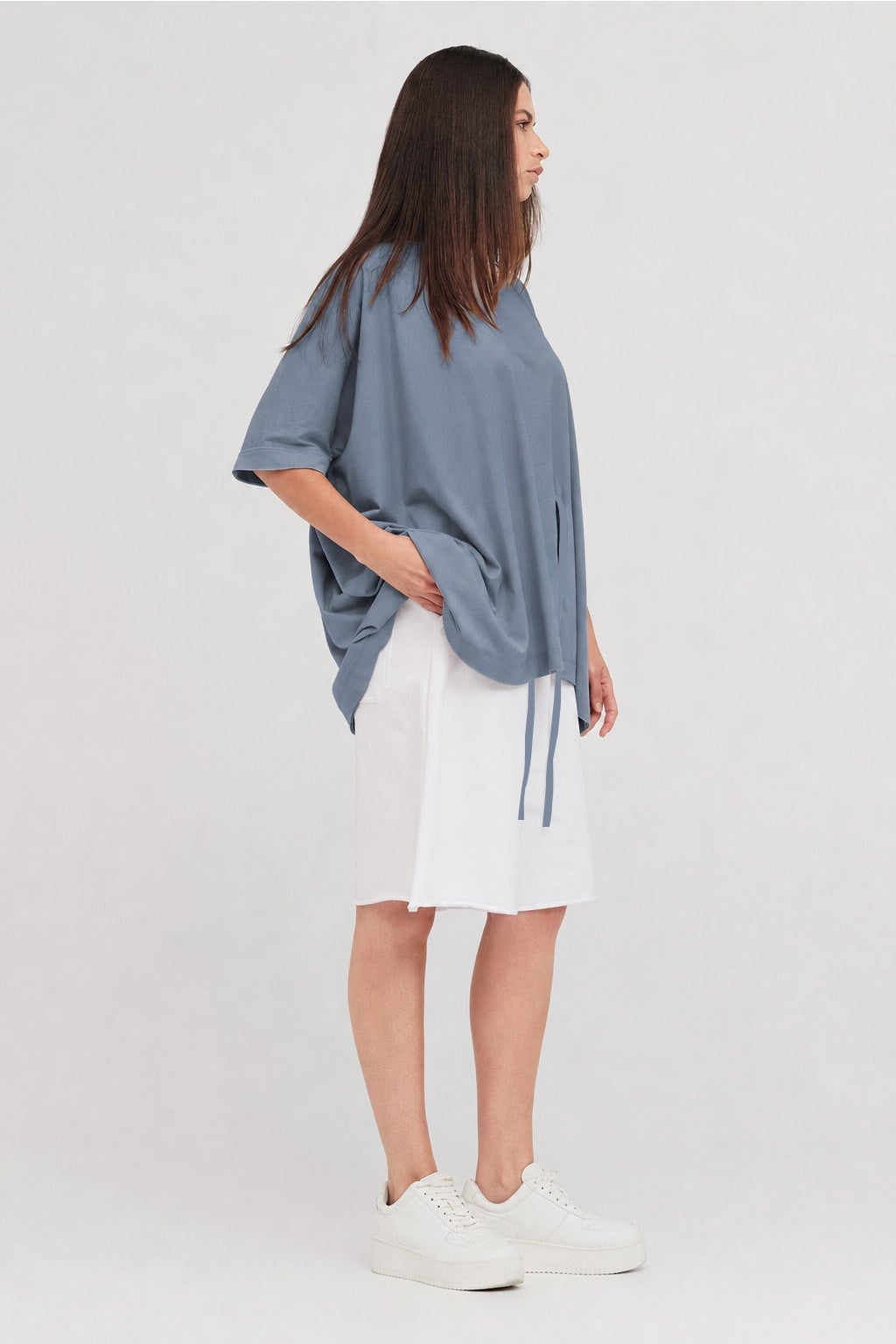Tied Faction Tee Indigo Indigo