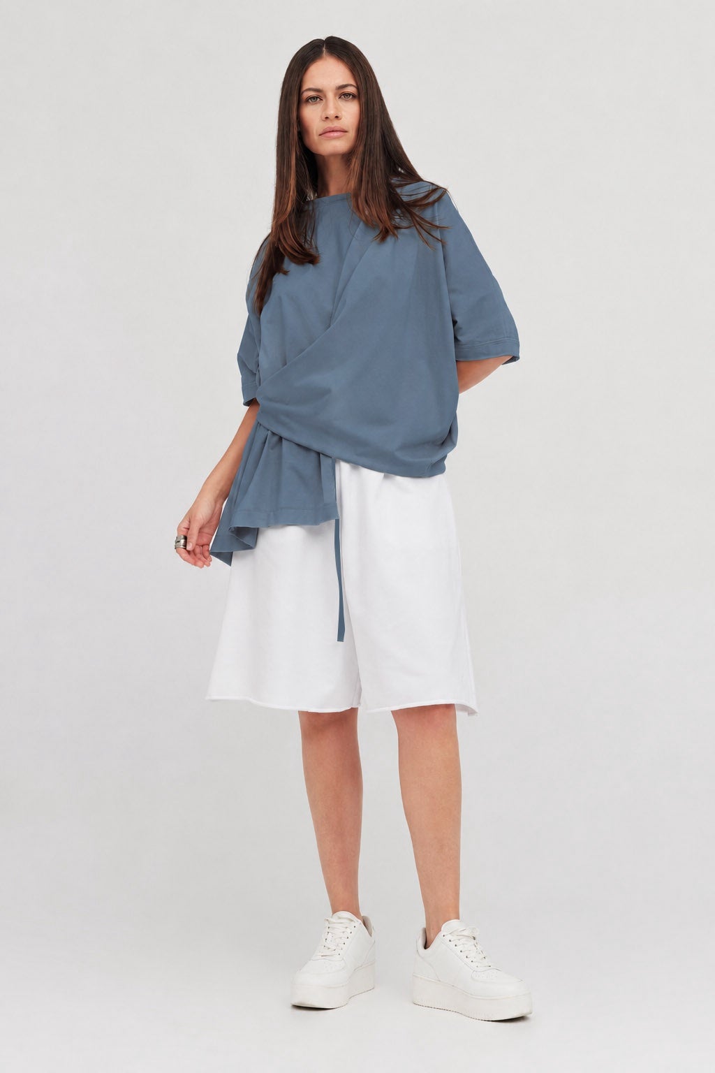 Tied Faction Tee Indigo Indigo