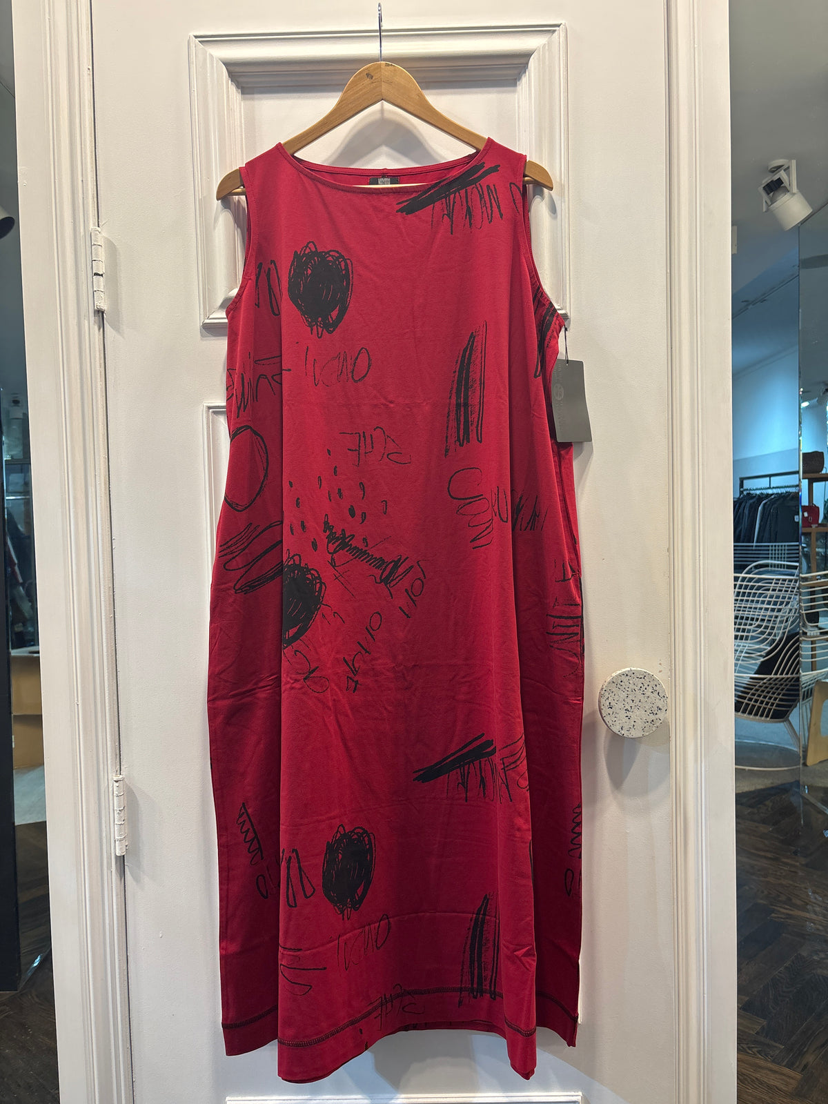 MU251043- Marlowe Dress Red Black