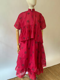 Dotto Gather Jacket Rose