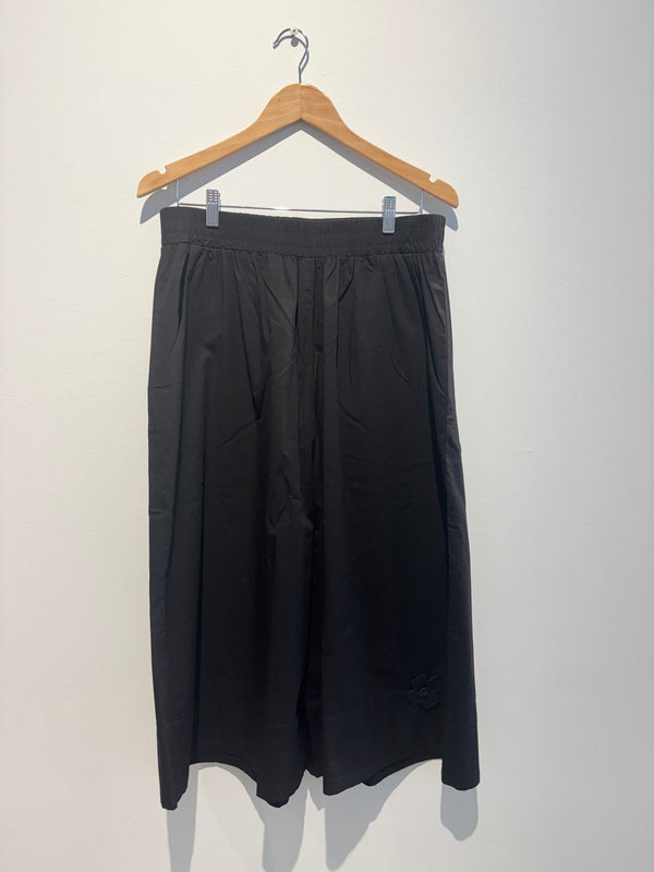 Wide Paper Pant-Black