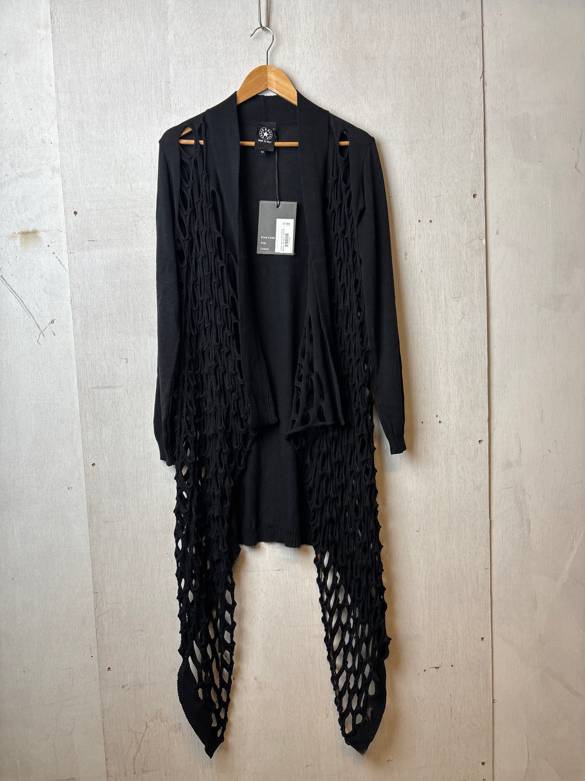 Cameo Long Cardigan Black