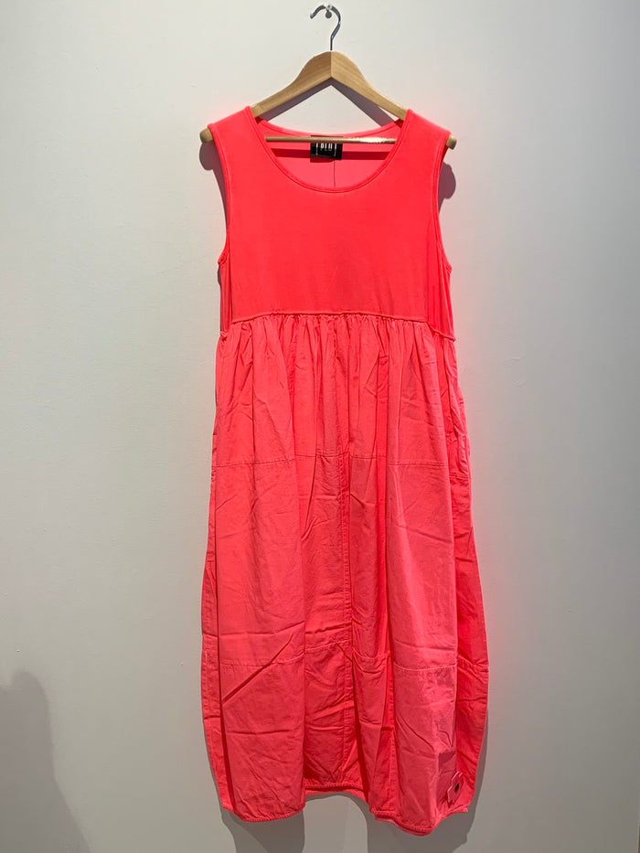 Balloon Dress- Coral