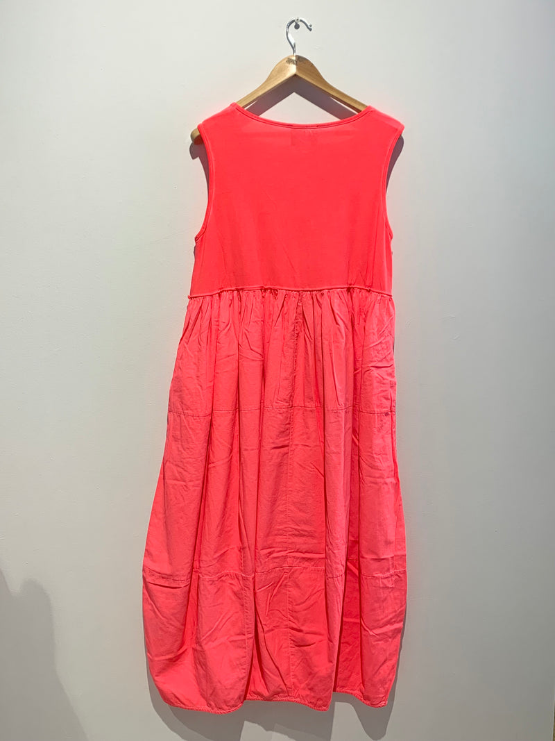 Balloon Dress- Coral