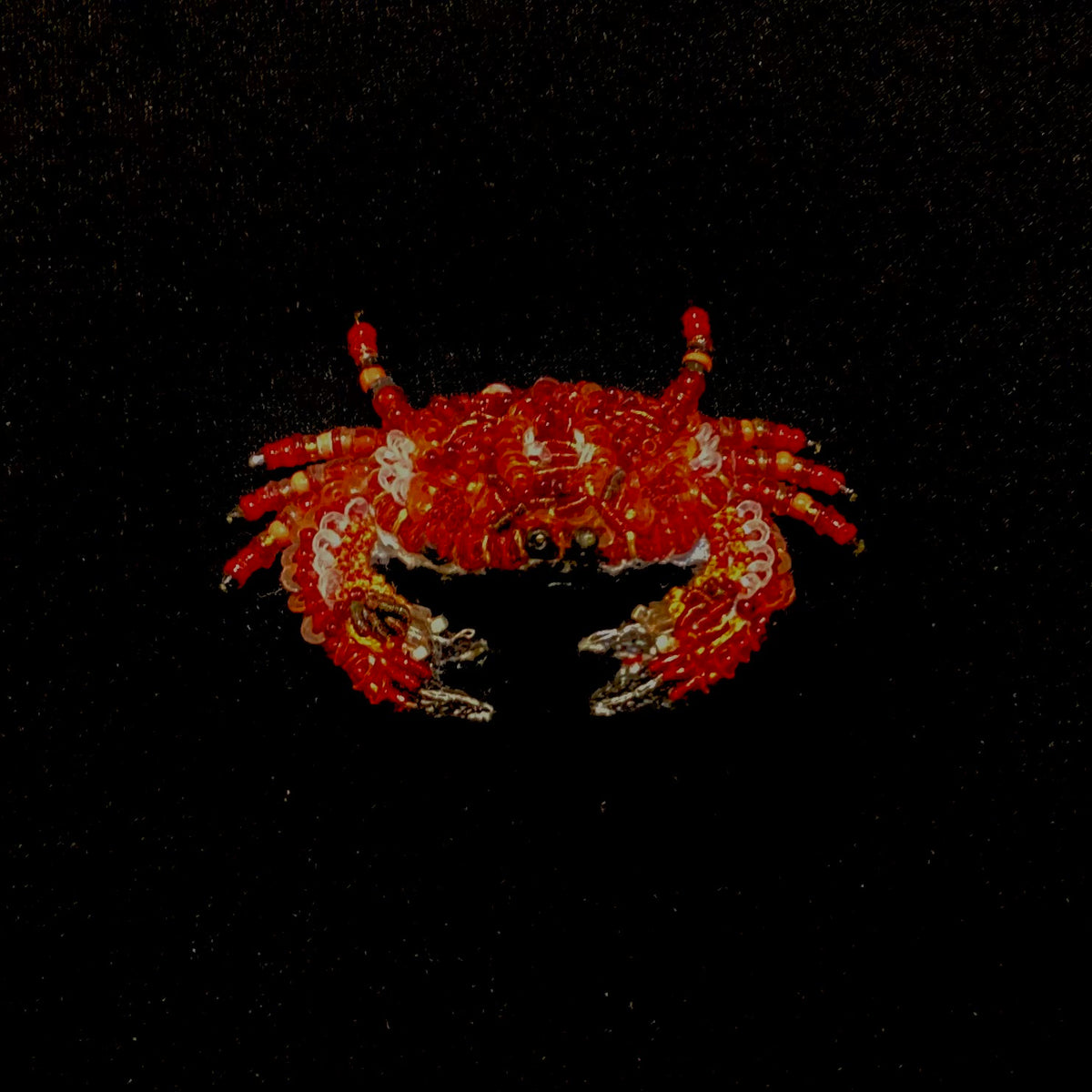 Red Rock Crab Brooch