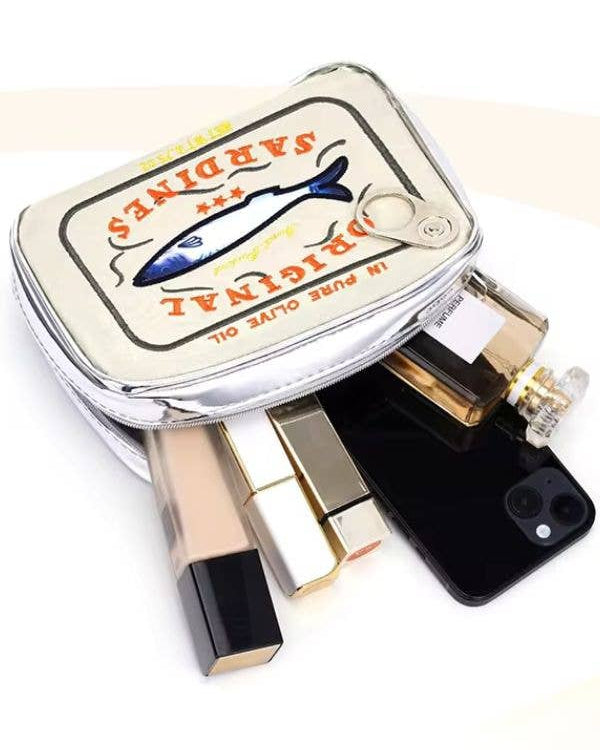Sardine's Tin Can Gift Cosmetic Bag: Cream