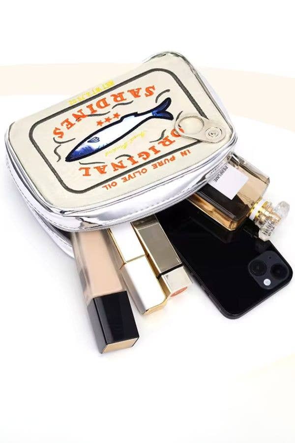 Sardine's Tin Can Gift Cosmetic Bag: Cream