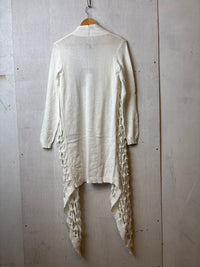 Cameo Long Cardigan White