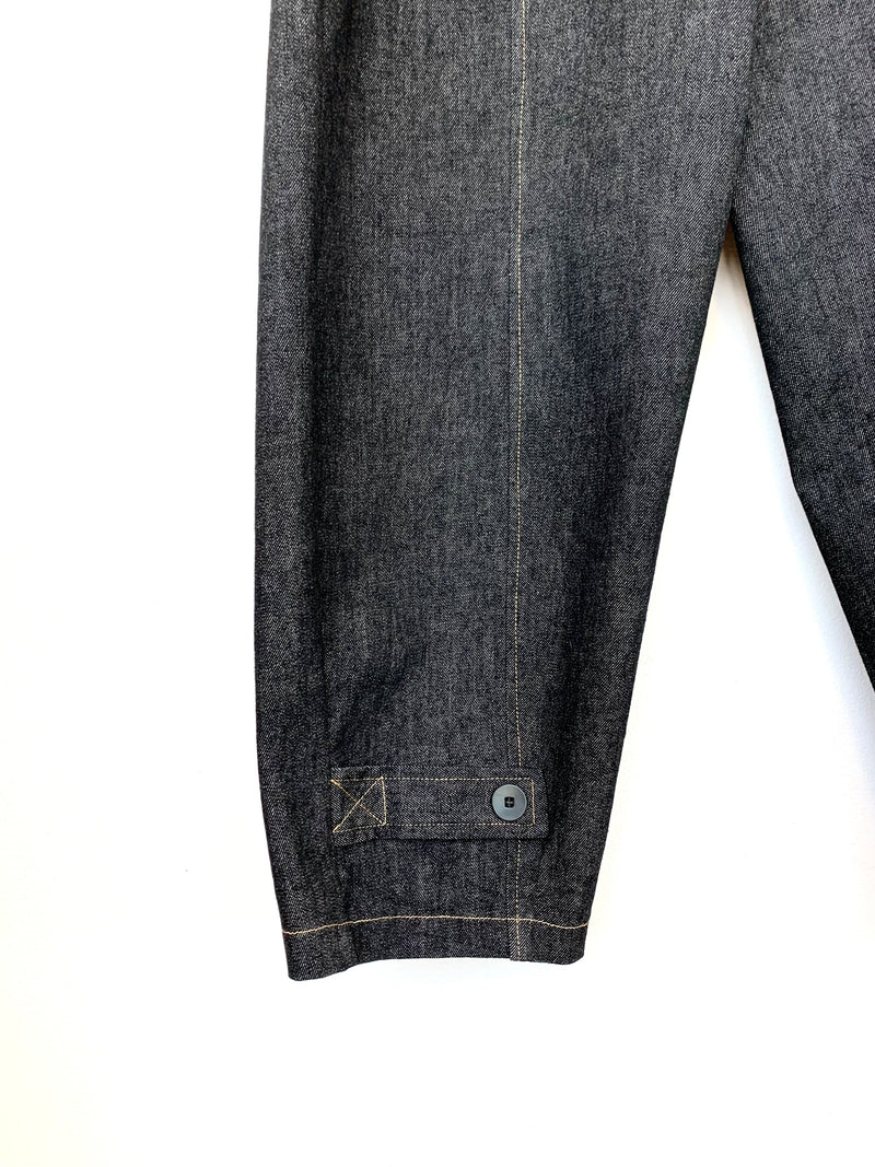 Beta Black Denim Pant