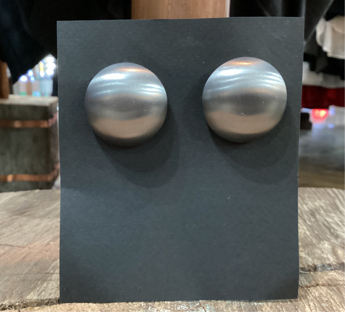 Small Disc Earrings Acid