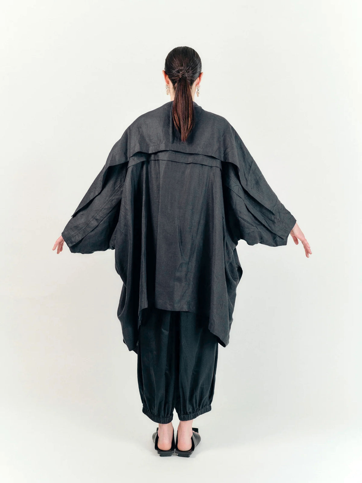 Akita Coat Black