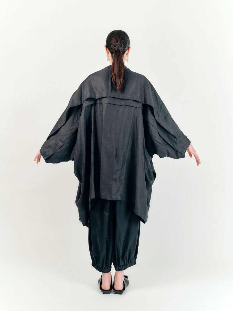 Akita Coat Black