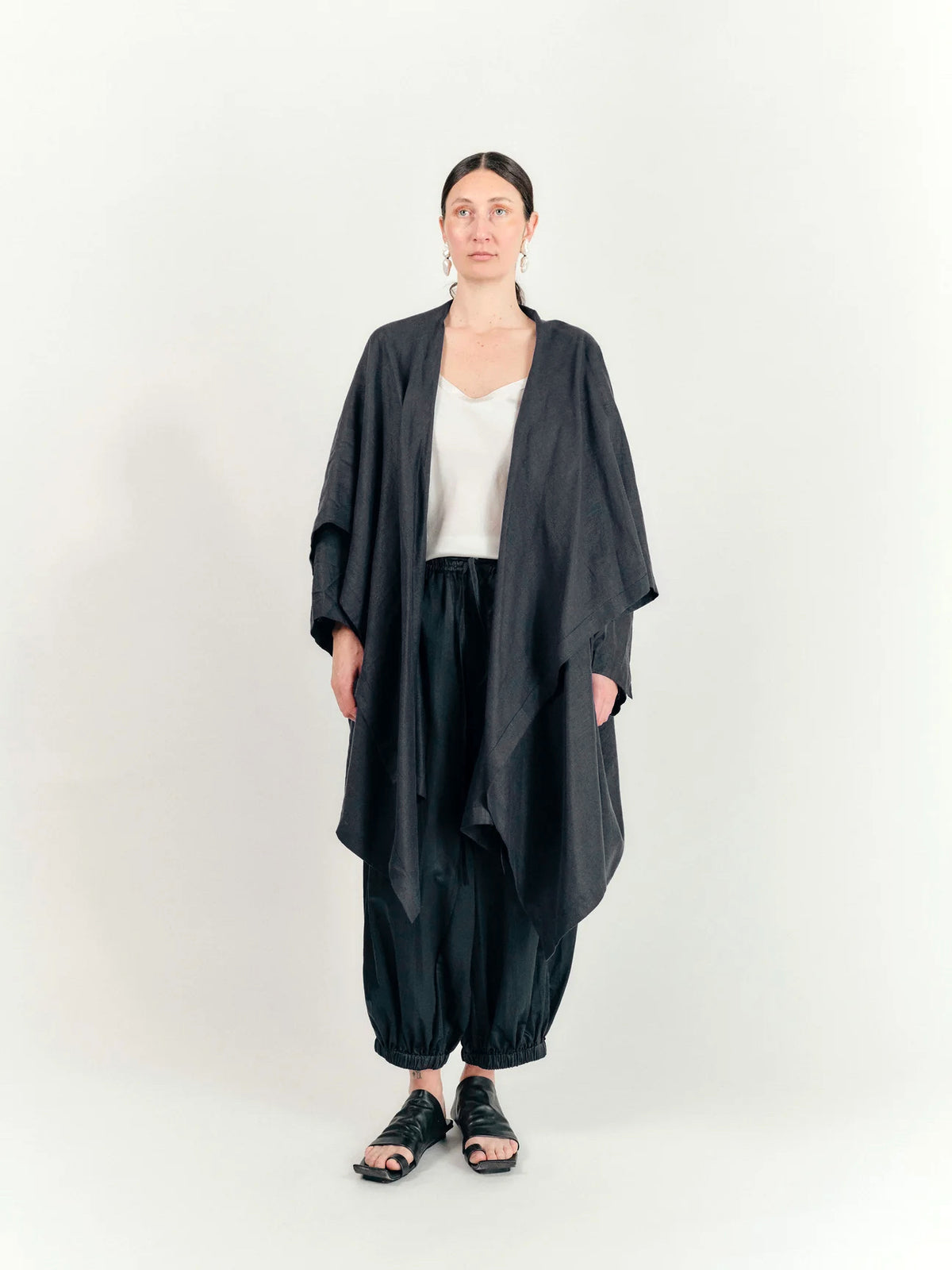 Akita Coat Black