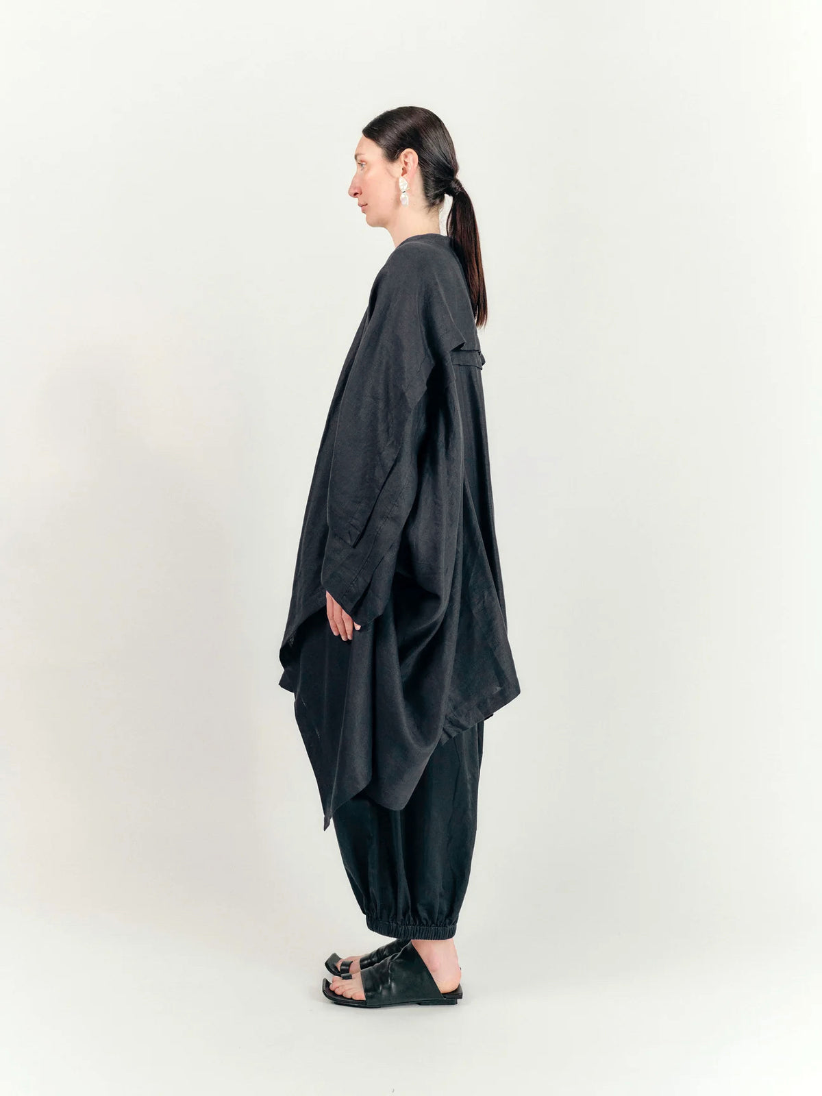 Akita Coat Black