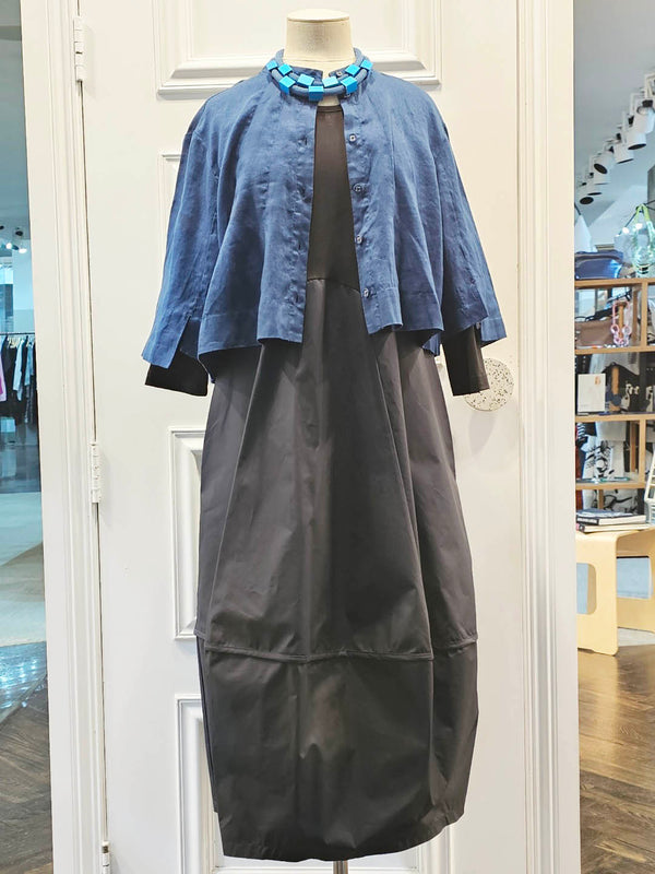 Archer Black Cotton Dress