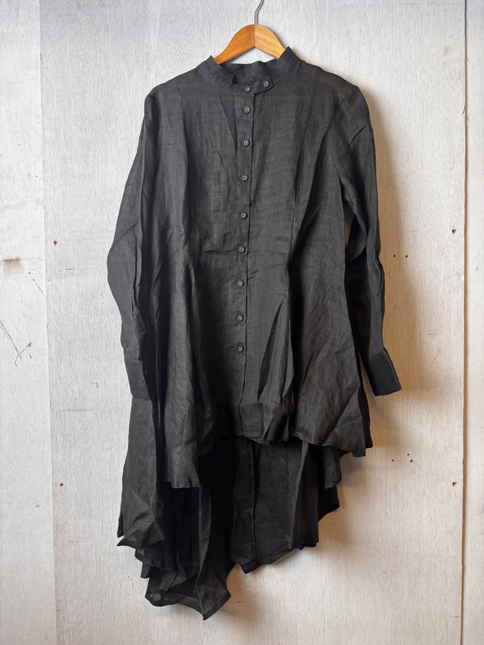 Bloom Long Shirt Charcoal
