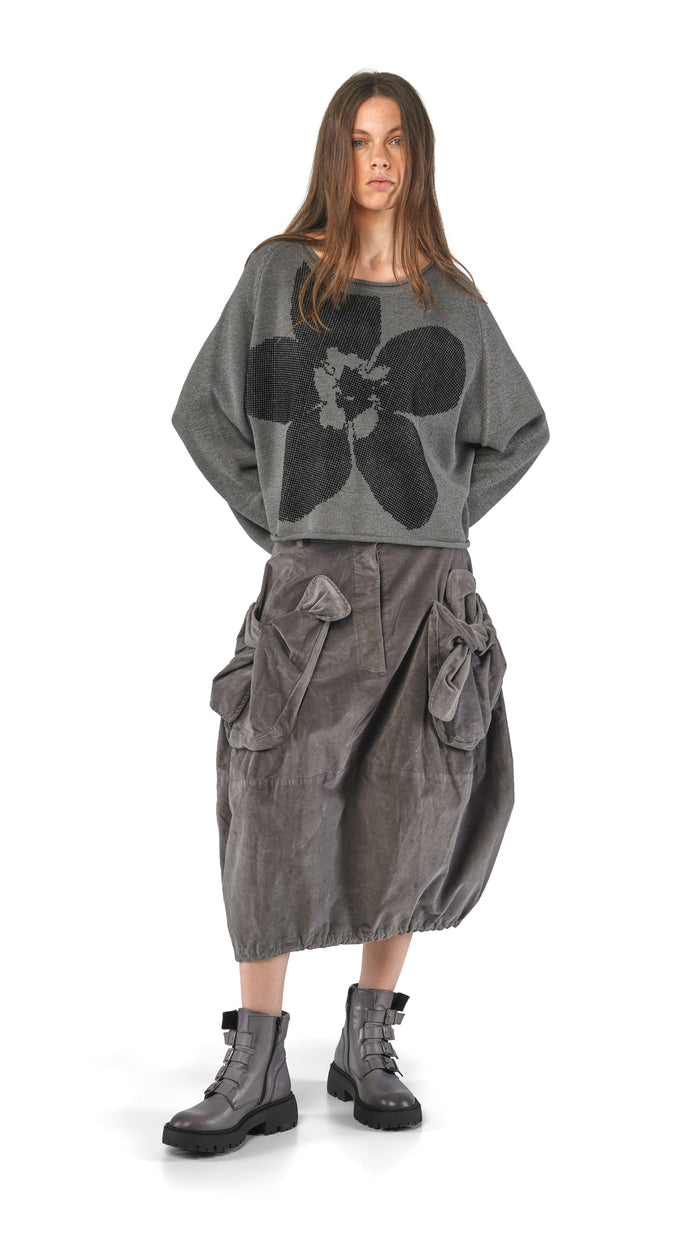 323 0306 Dark Grey Skirt