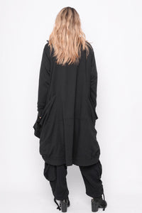 Time for One Last Ride Cardi in Black - 0104