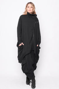 Time for One Last Ride Cardi in Black - 0104