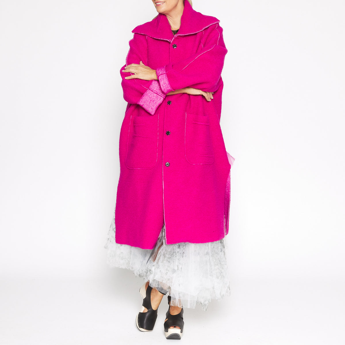 BB 9 Fuchsia Pink Coat