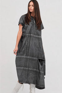 Bisect Dress Blackened Grey
