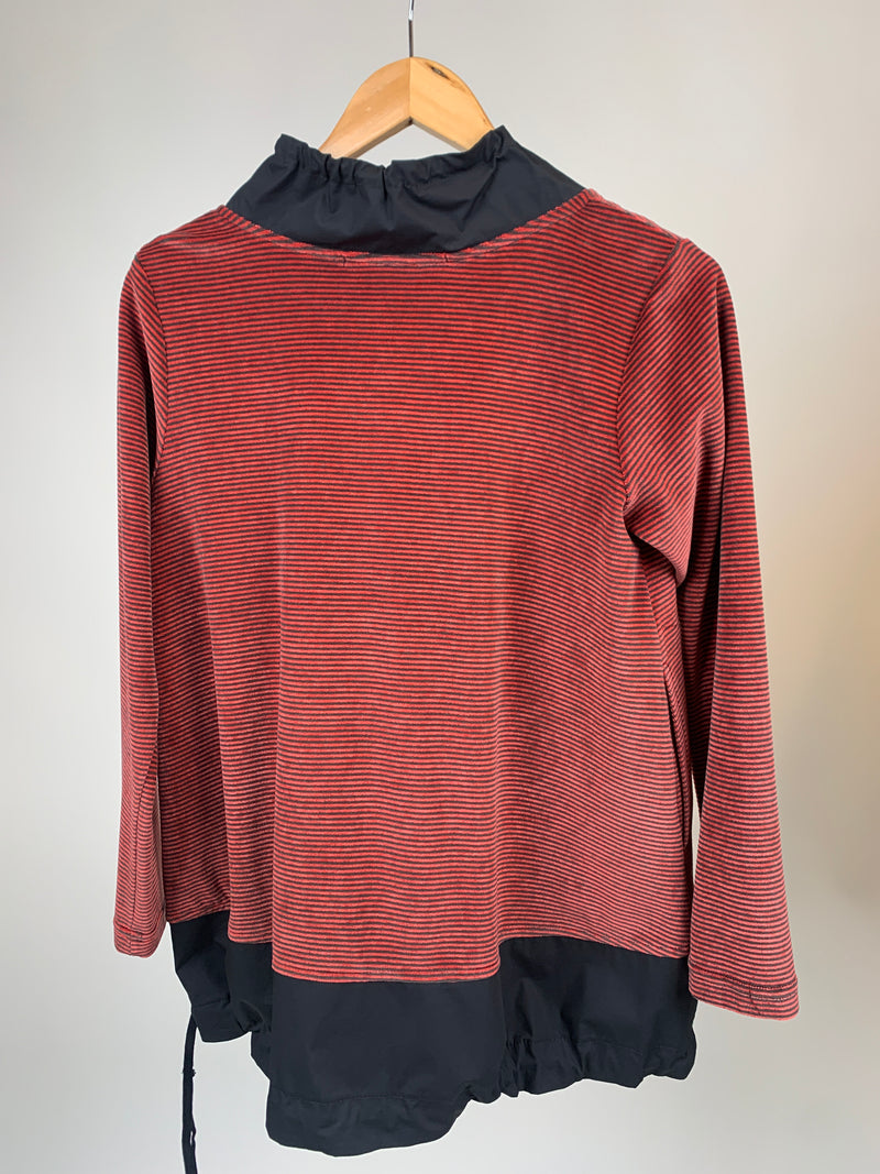Shae Striped Red Top