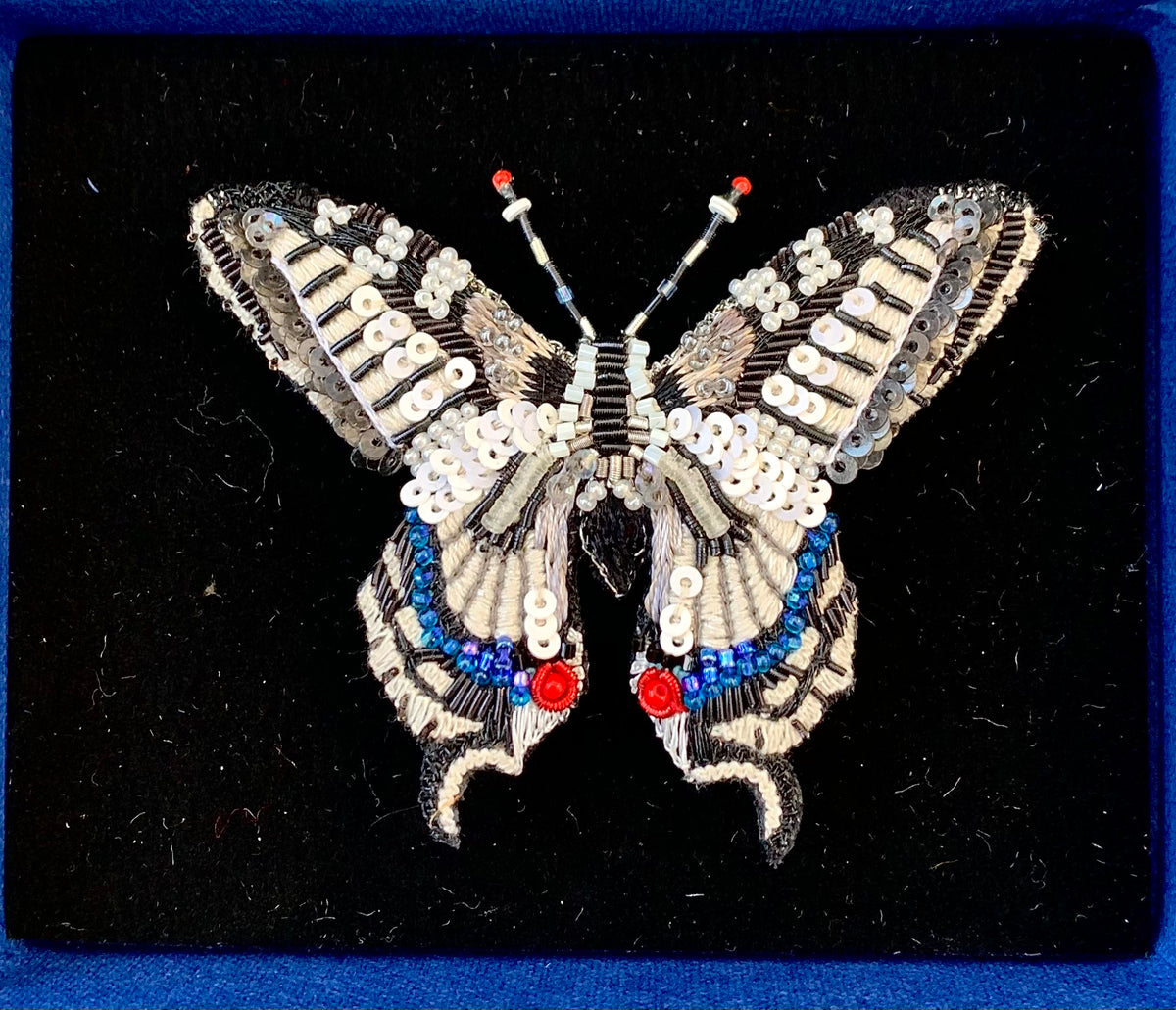 Old World Swallowtail Butterfly Brooch