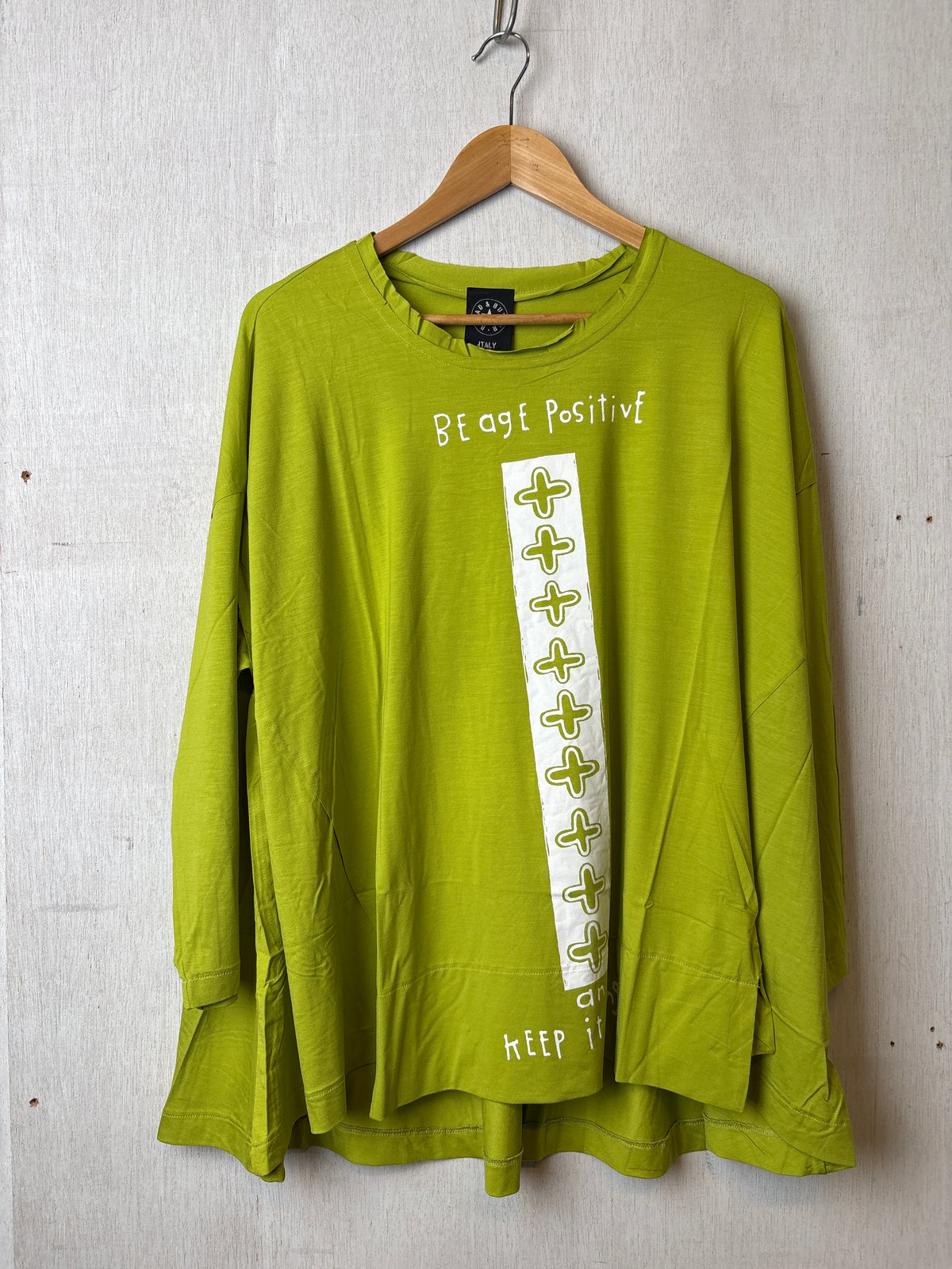 Nico Lime Long Tee Top