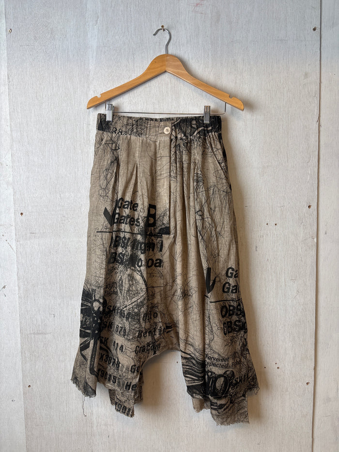 Asuno Pants Sand Print