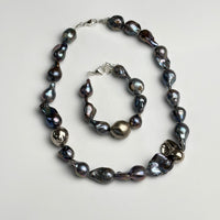 Summer Pearl Bracelet Black