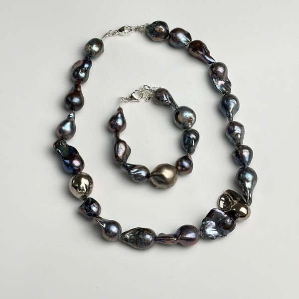 Summer Pearl Bracelet Black