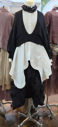 Cielo Black Crop Jumper