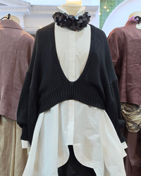 Cielo Black Crop Jumper