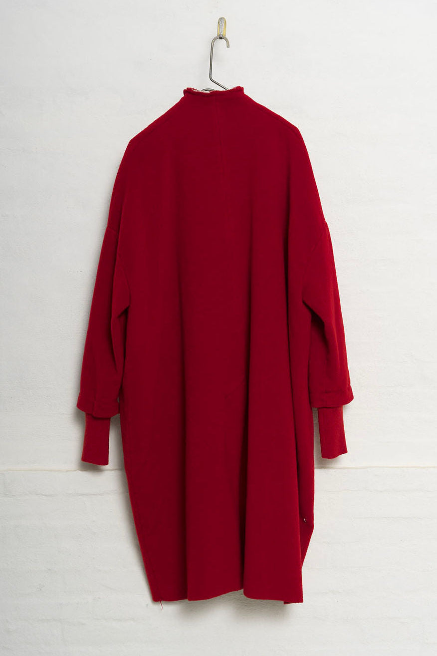 Milena Coat Vermillion
