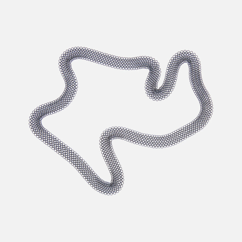 Pascale Lion Necklace BAS/C94-BLEU