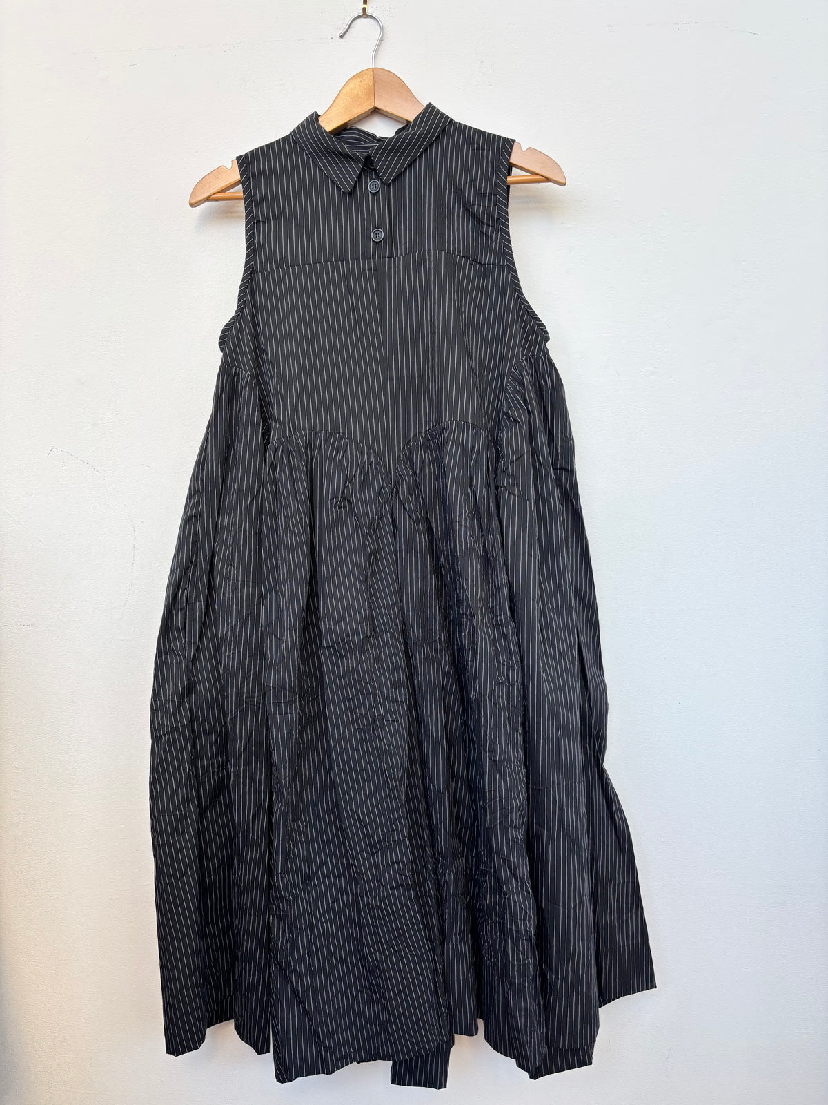 Mimosa Dress Black Stripes