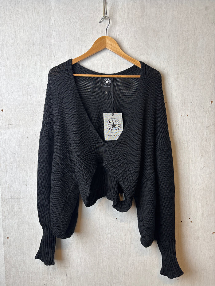 Cielo Black Crop Jumper