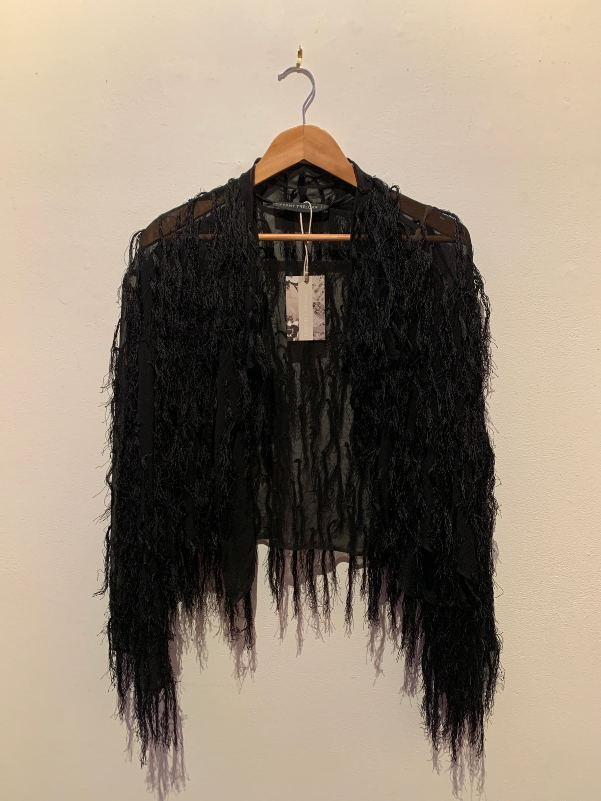 Hand Tied Silk Fringe Jacket
