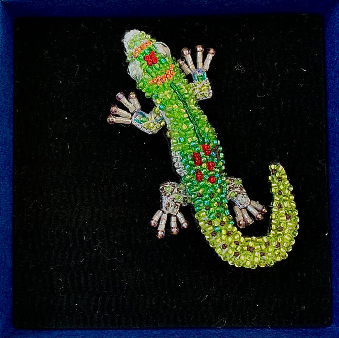 Day Gecko Brooch