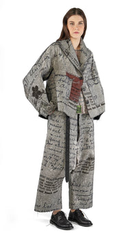 Bond Jacket in Printed Jacquard